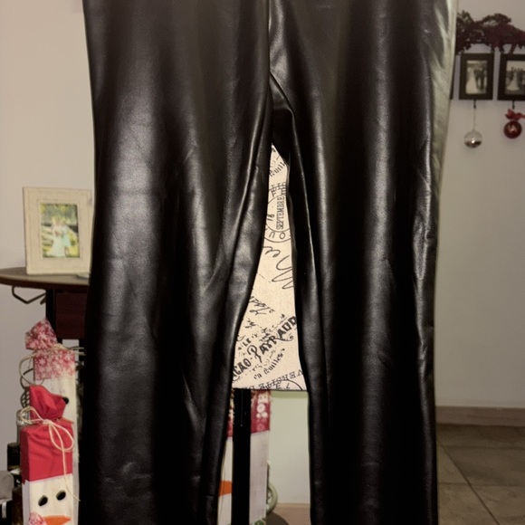 J.LING SLEEK BLACK BIKER PANTS - Picture 3 of 11
